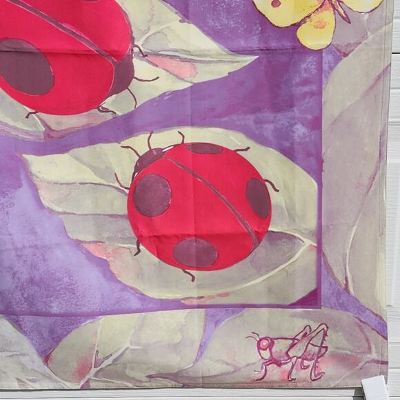 Ladybugs Butterfly Cricket DoubleSided Cloth Garden Flag Decor 41"x29.25" Summer - Picture 3 of 4